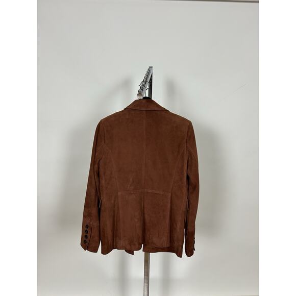 BERNARDO Women's SUEDE Jacket cinnamon Genuine Leather - Picture 3 of 7